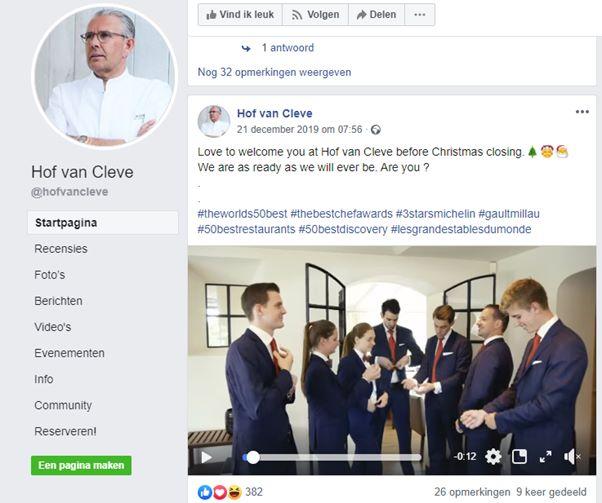 Facebook - Hof van Cleve